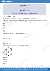 Đề thi học kì 2 Toán 7 - Đề số 2 - Cánh diều